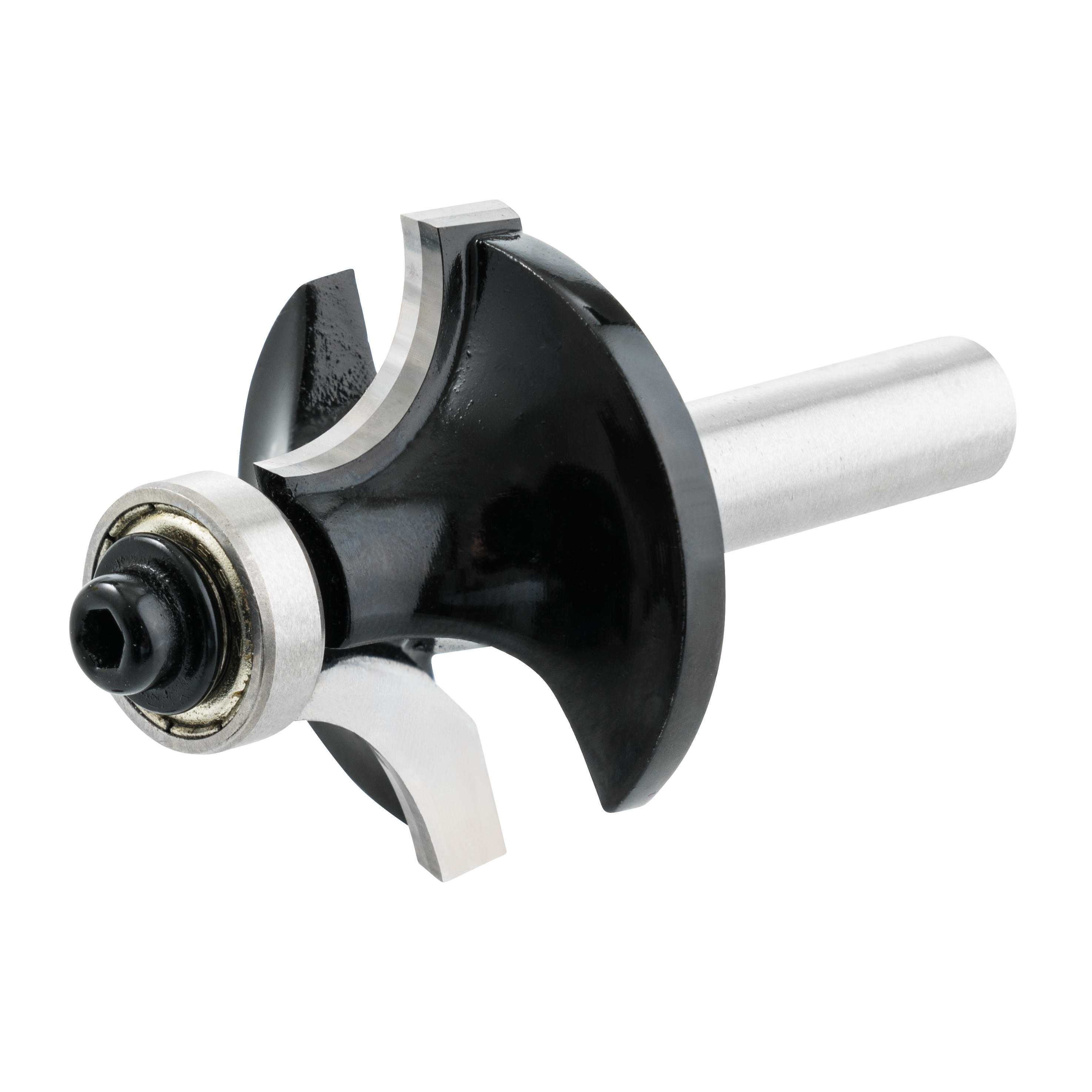 DICTUM® HW-Abrundfräser mit Kugellager, Schaft Ø 8 mm, R 10 mm