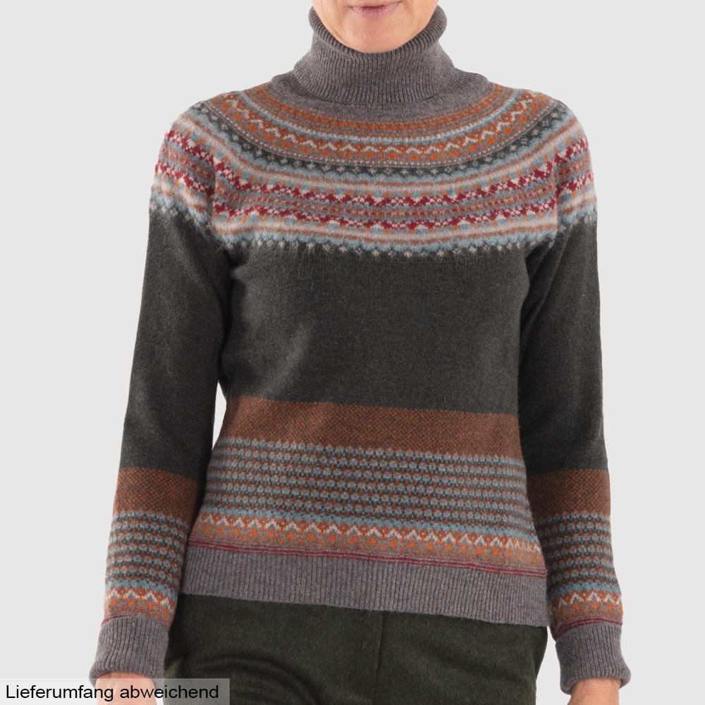 Pull à col roulé pour femme Eribé Fair Isle