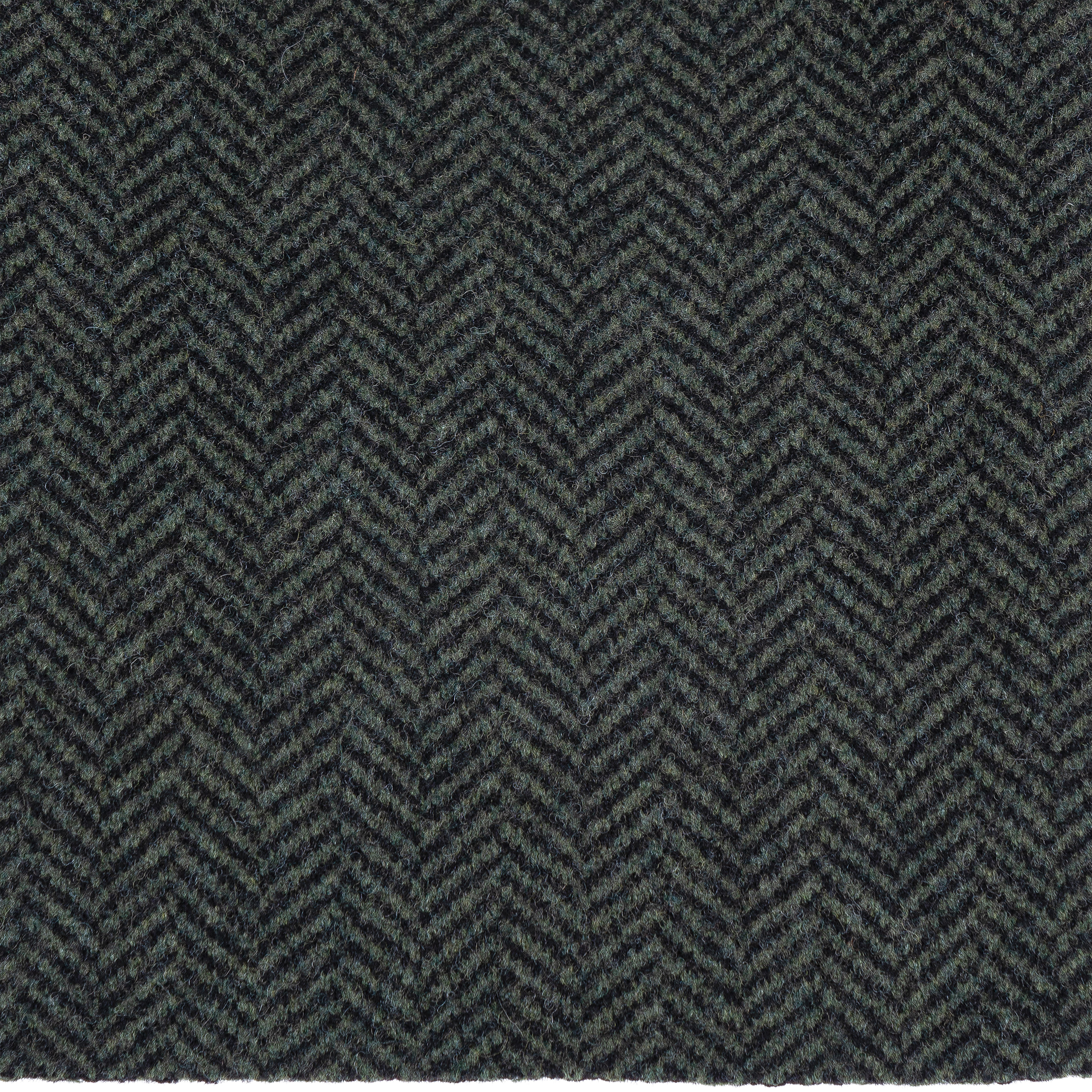 Écharpe en laine motif à chevrons, vert/olive