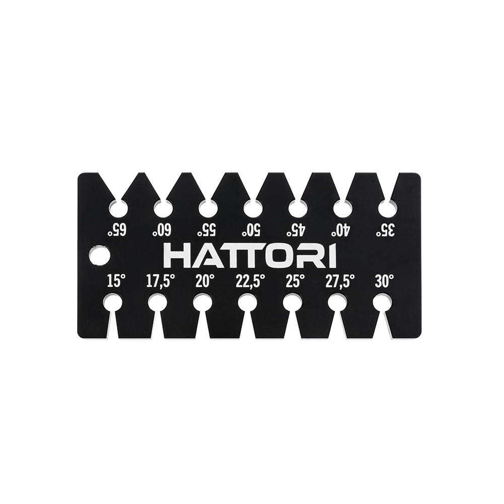Posizionatore di angoli Hattori® per scalpelli e ferri per pialle