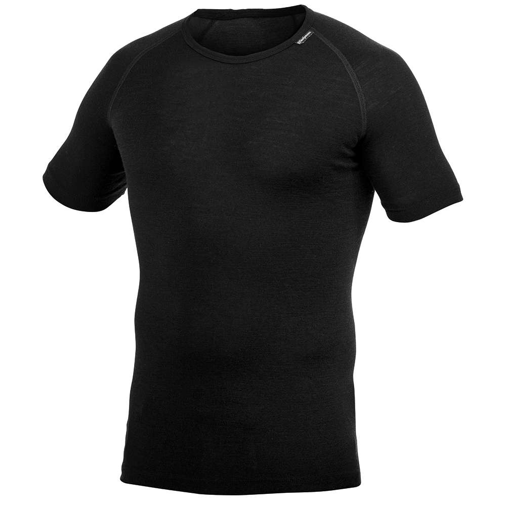 Tricot de corps Woolpower® Lite, noir, manches courtes