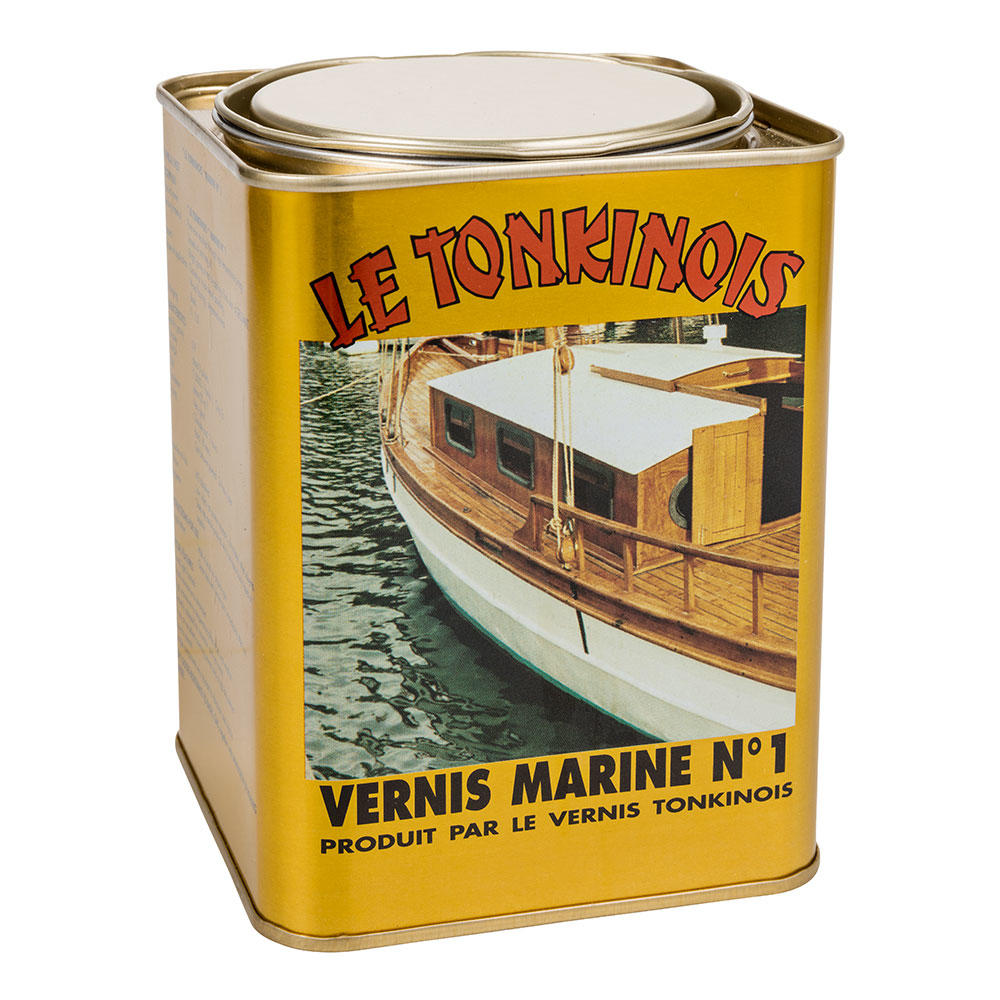 Vernis Marine Le Tonkinois N°1, vernis pour bateau, incoloré, 1 l