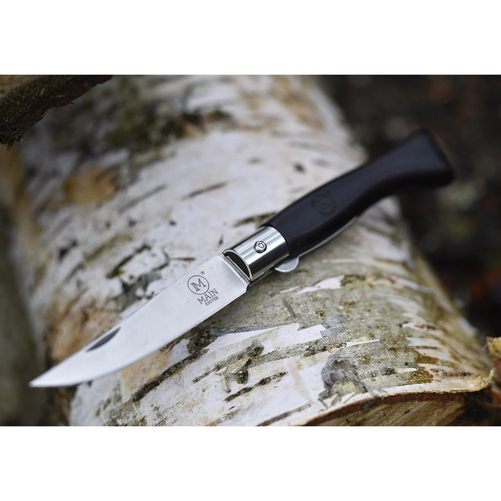 Couteau pliant MAIN » Italian Line «, bois d'ébène