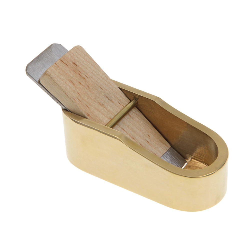 Rabot Herdim® avec cale en bois, semelle plate, largeur du fer 23 mm