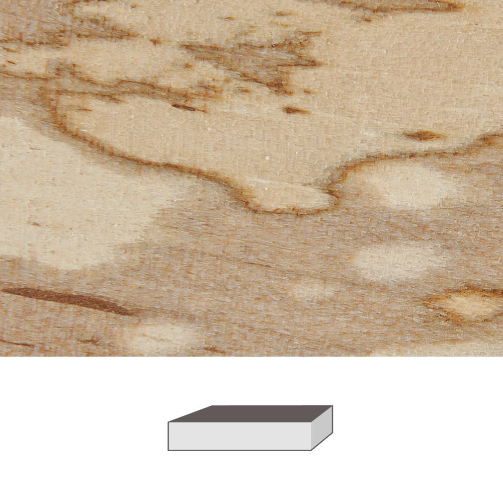 Spalted Birch, 150 x 40 x 40 mm