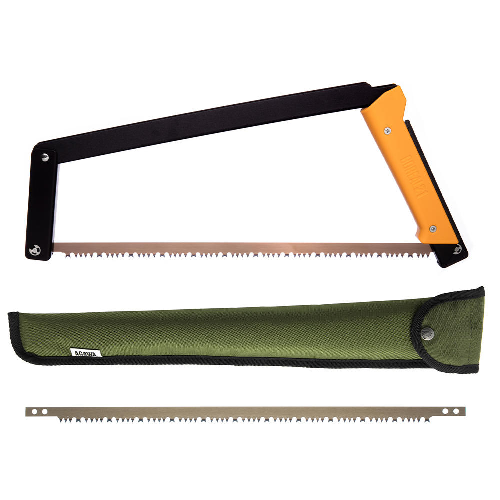 Set Boreal21, sega ad arco pieghevole Agawa®, 3 pezzi