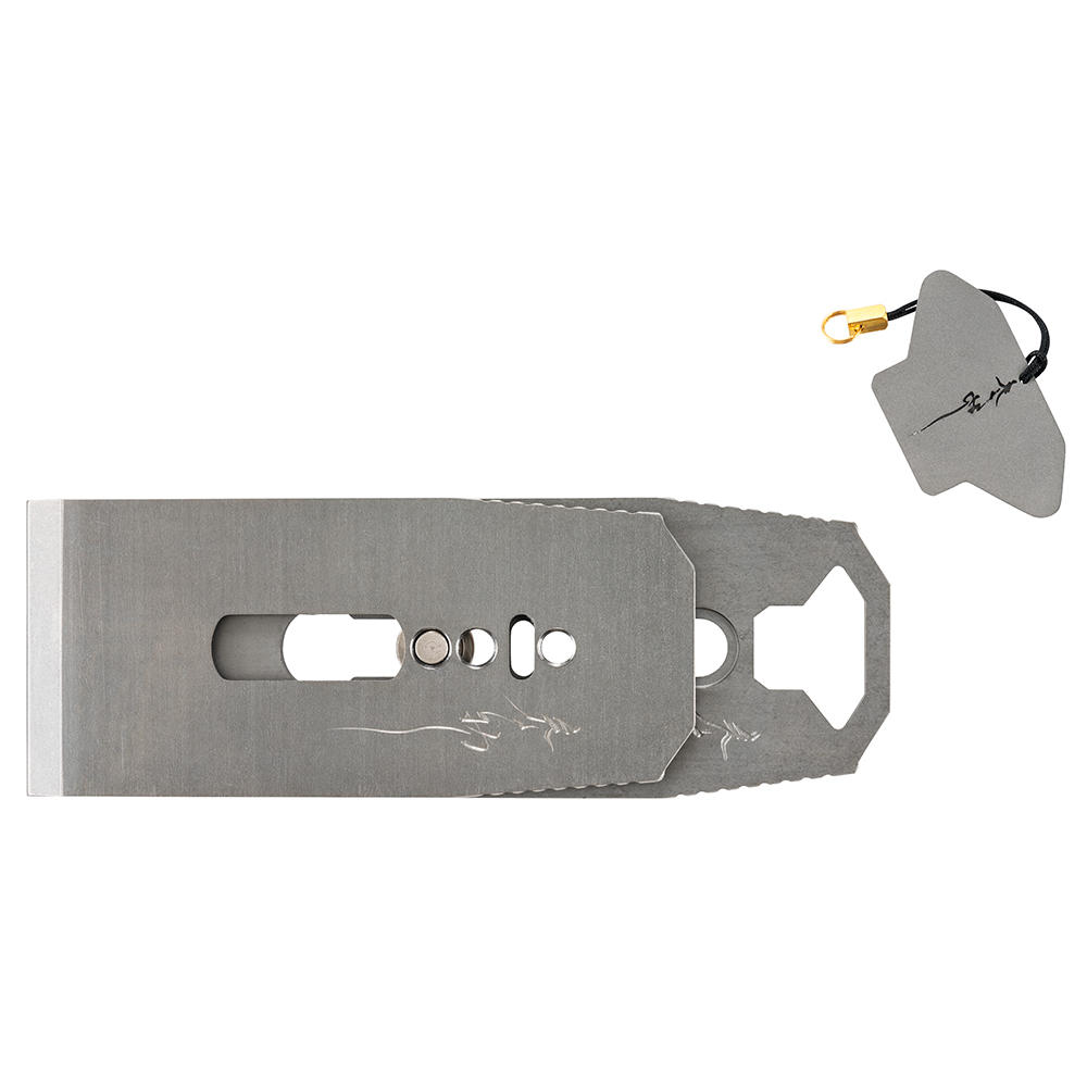 Fer de rabot en titane Zen-Wu®, acier Magnacut laminé, 60 mm, avec contre-fer