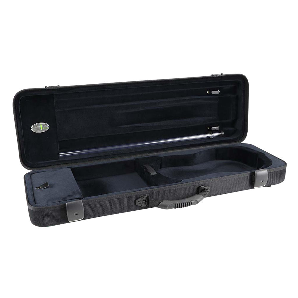 Étui-caisse Pro-Case Jakob Winter®, violon 4/4, 3/4, poche partitions noir/noir