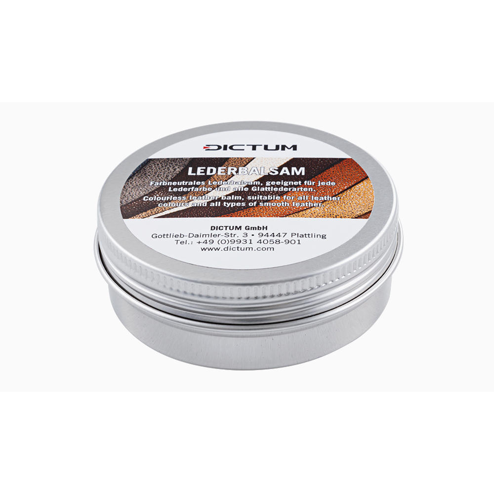 DICTUM® Leather Balm for all Colours of Leather, 50 g