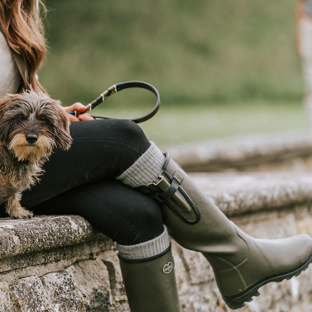 Le Chameau »Vierzonord« Ladies Rubber Boots, Neoprene Lining