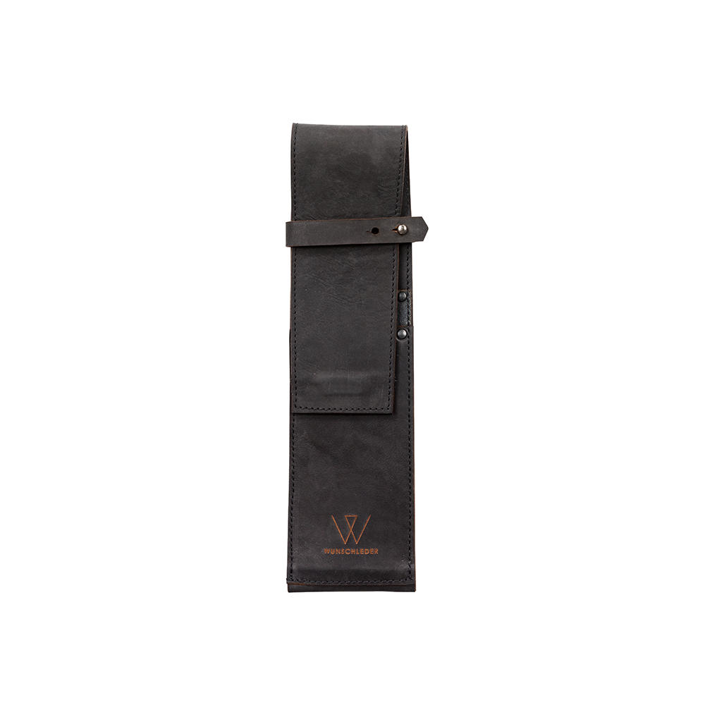 Knife Bag, Cowhide with Kevlar® Reinforcement, Black, Size 1