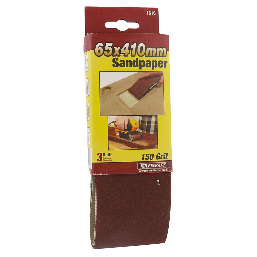 Bande abrasive pour cale à poncer Milescraft »SandDevil 2.5M«, grain 80