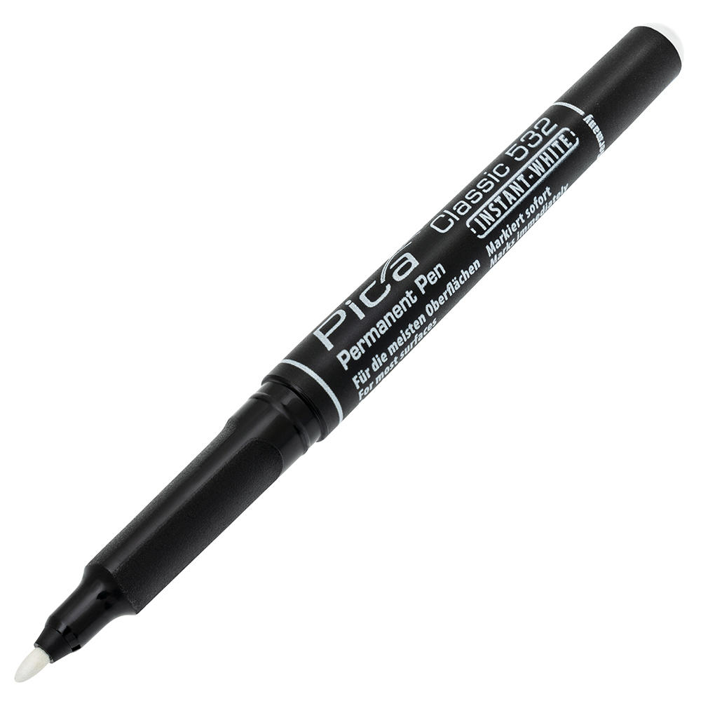 Pica Markierstift mit Rundspitze, weiß