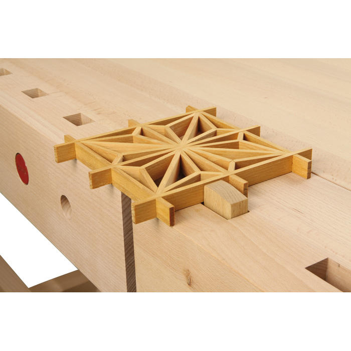 DICTUM® Holz-Rechteckbankhaken, 1 Paar