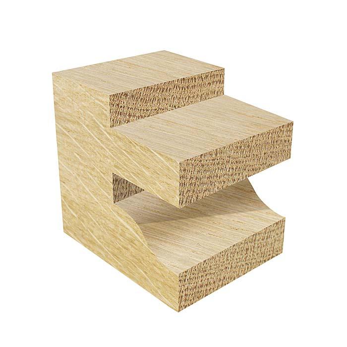 DICTUM® HW-Profil-, Konterprofil-, Abplattfräser-Set, 3-teilig