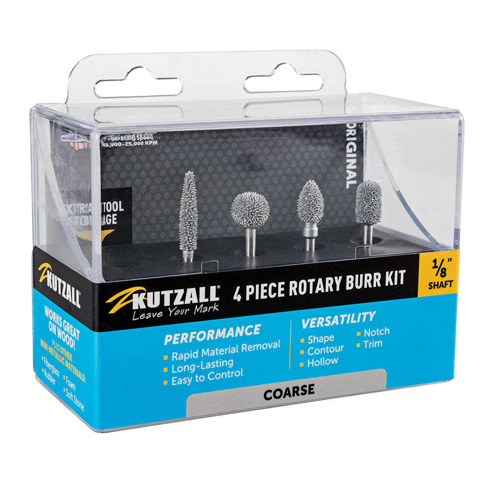 Set di frese-raspa Kutzall®, Original, grana grossa, codolo Ø 3,2 mm