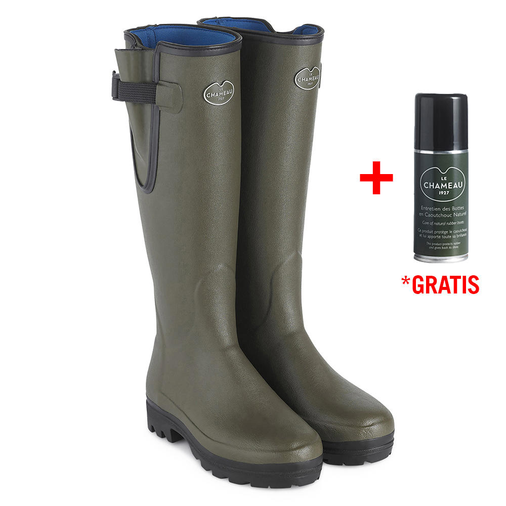 Le Chameau »Vierzonord« Ladies Rubber Boots, Neoprene Lining