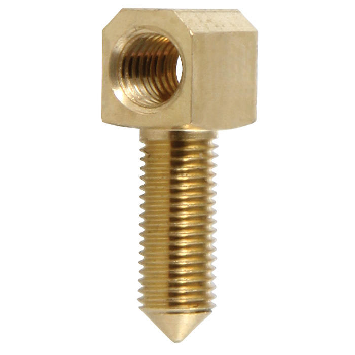 Messing-Muttern, starker Schaft, metrisches Gewinde, Violin, 4 x 4 mm