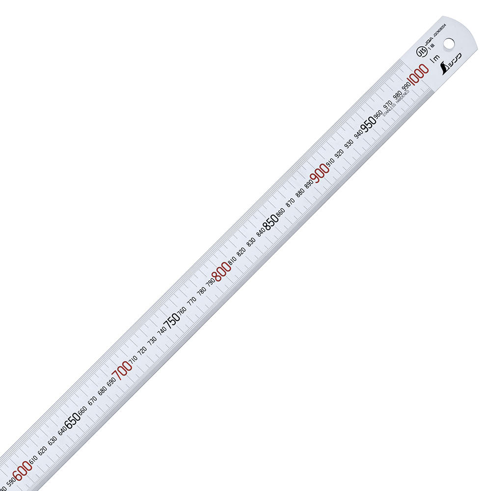 Shinwa® Präzisionslineal, halbstarre Ausführung, 1000 mm