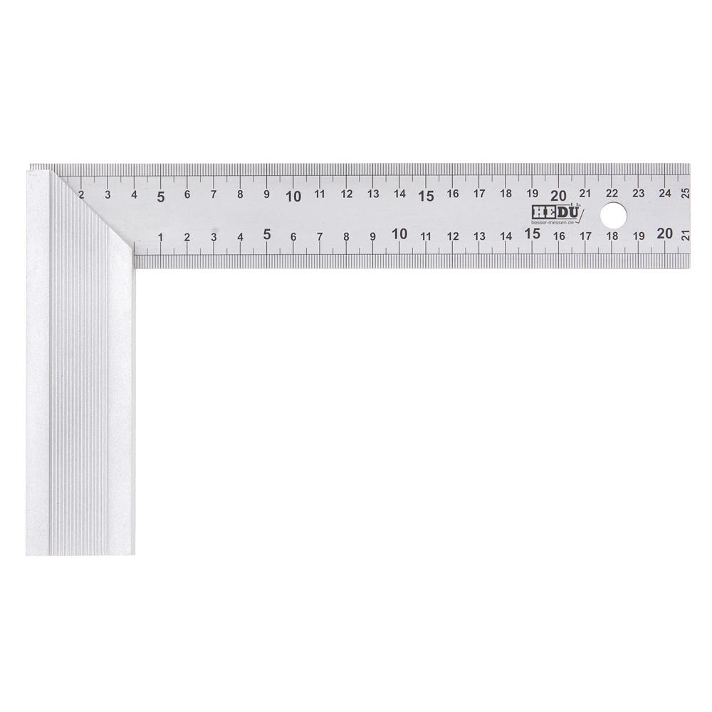 Équerre de menuisier en aluminium