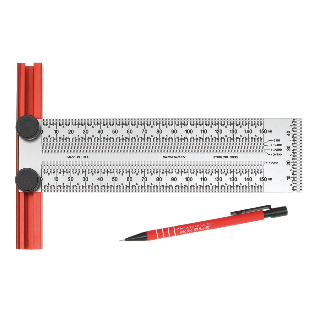 Regolo per tracciare con guida di precisione Incra®, 150 mm