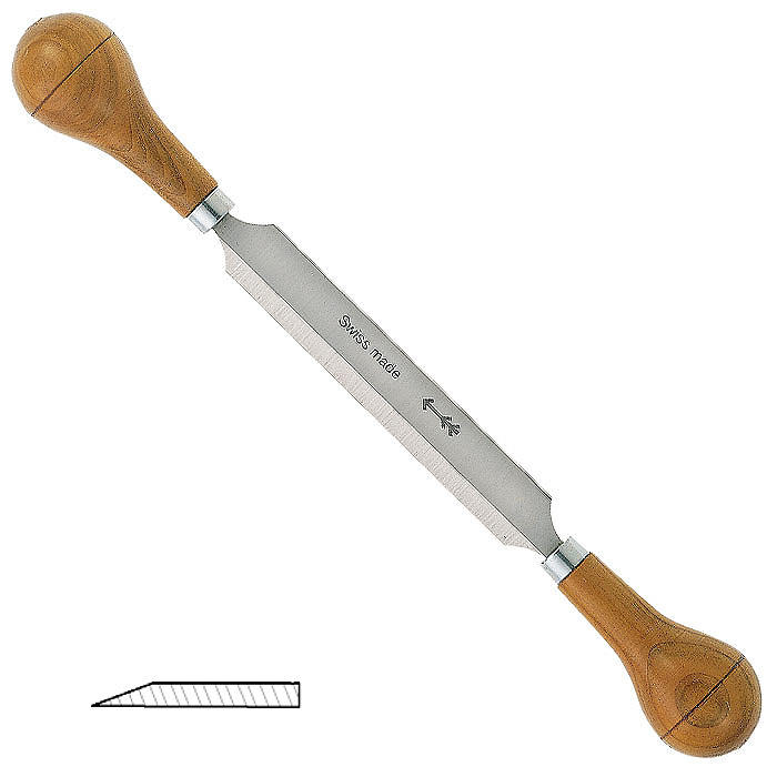 Mini coltello a petto Pfeil®, lama dritta, impugnatura dritta