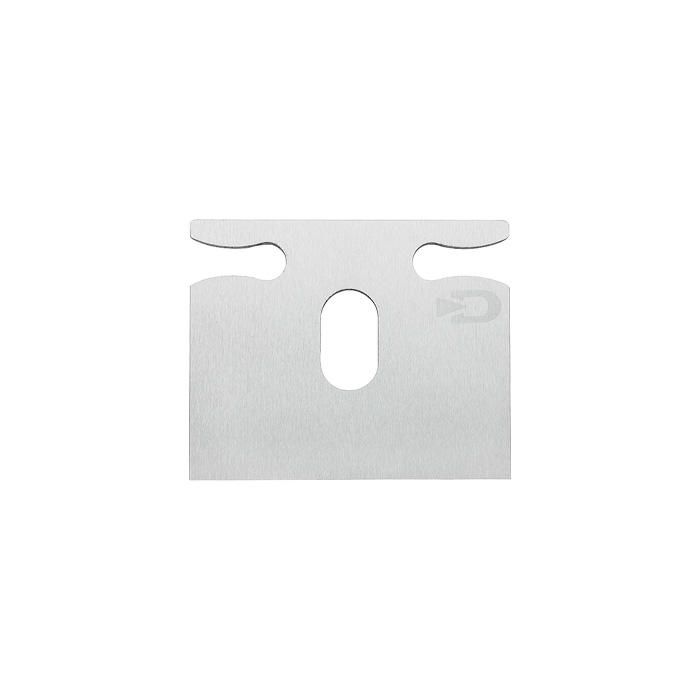 Ersatzeisen für DICTUM® Metall-Schweifhobel, gerade Sohle, Blauer Papierstahl