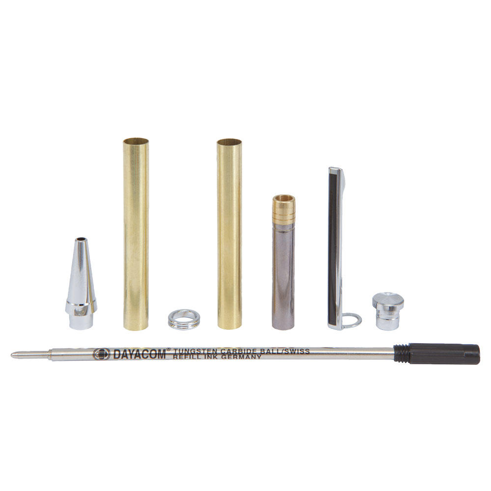 Kugelschreiber-Bausatz Paris, silber, 1 Stück
