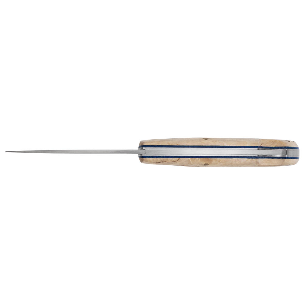 Cudeman Galatea Klappmesser, Maserbirke, inkl. Lederetui