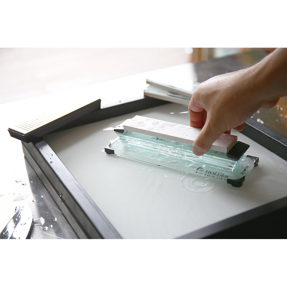 Jeu pierres Shapton® Glass Stone » Seven « HR (25 micr., 6,7 micr., 0,44 micr.)
