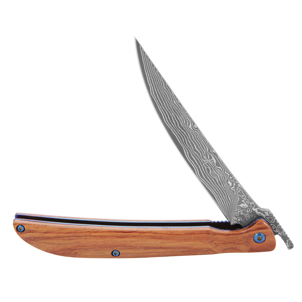 Couteau pliant à steak japonais, cocobolo