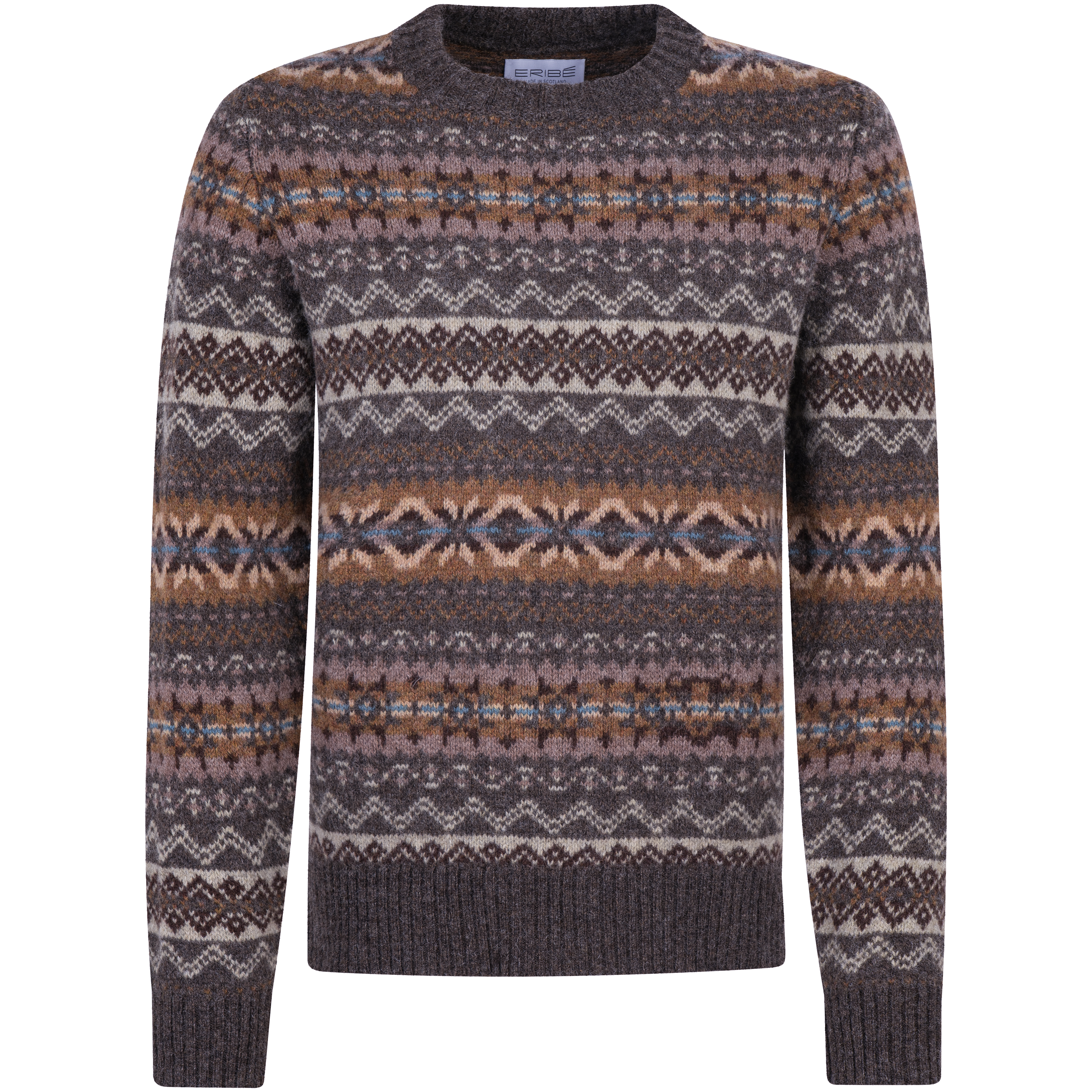 Lovage: verde con beige, marrone, turchese e giallo curry