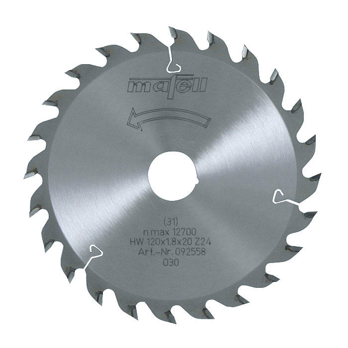 MAFELL Sägeblatt-HM, 120 x 1,2/1,8 x 20 mm, Z 24, WZ Universal