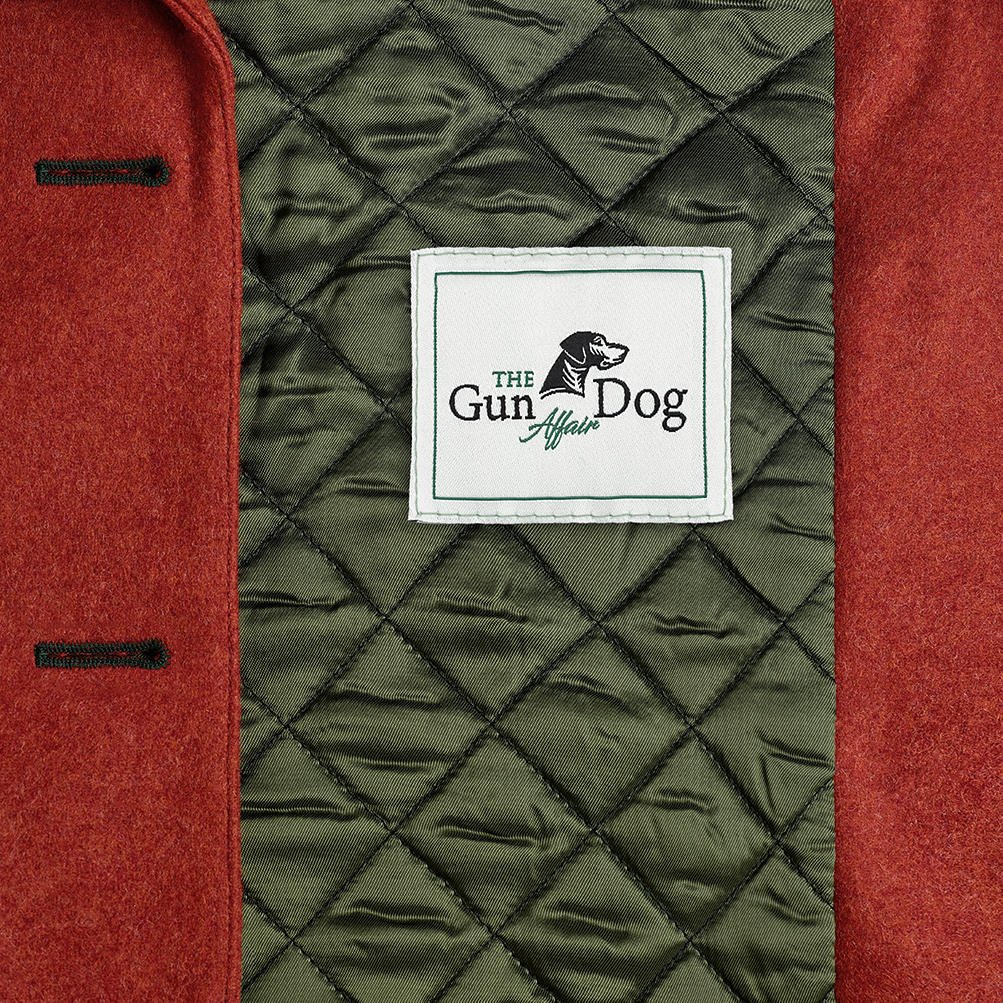 Damen Loden-Jagdjacke, orangerot