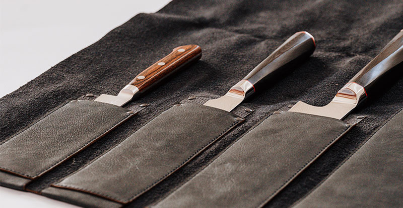 Borsa Porta Coltelli In Pelle Lorenzi • Lorenzi Milano - Foto 4