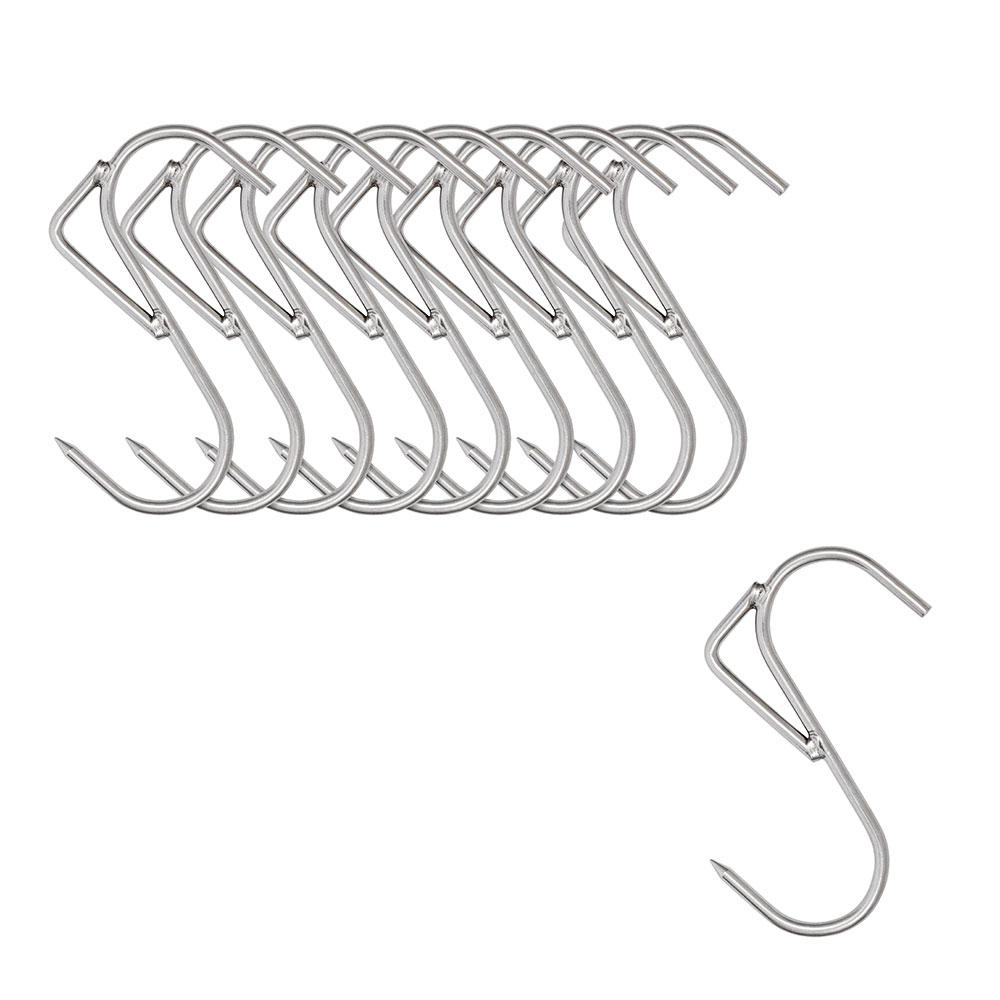 Fleischhaken für Seilwinde, 120 x 5 mm, 10 Stück