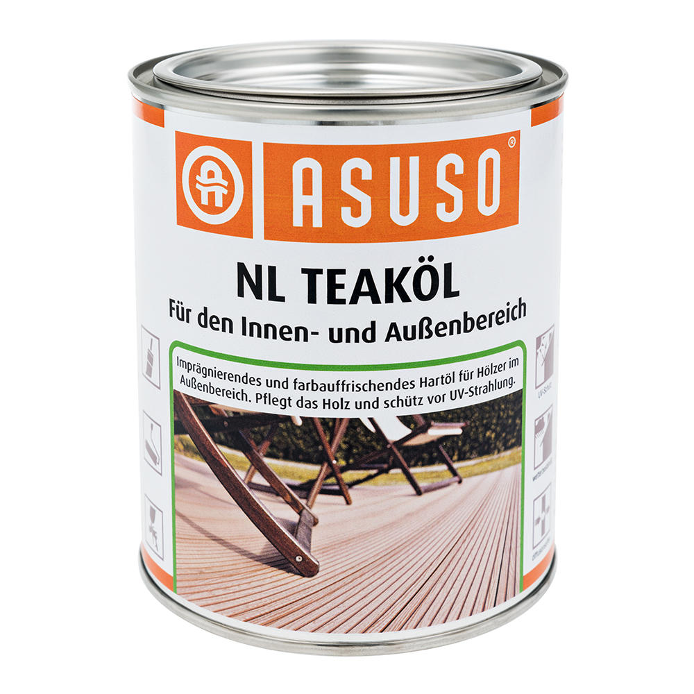 Huile pour teck ASUSO® NL, 750 ml