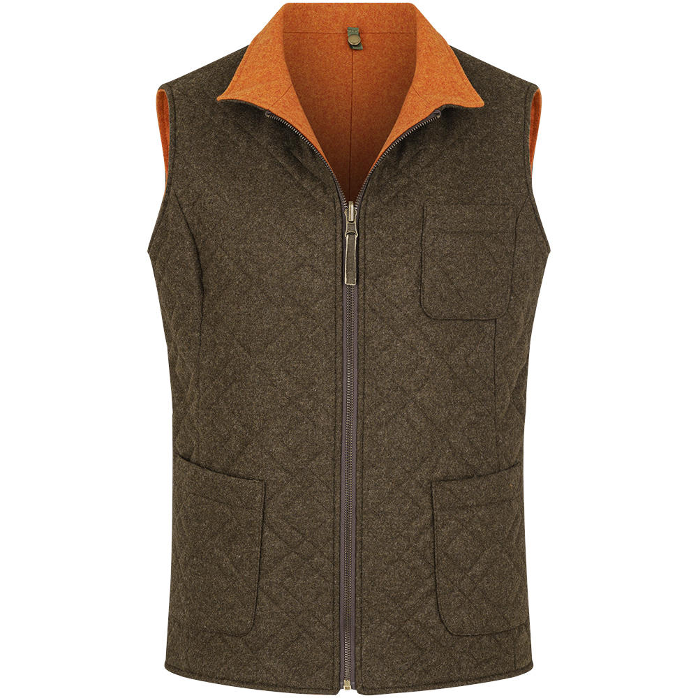Gilet réversible en loden pour femme » Dani «