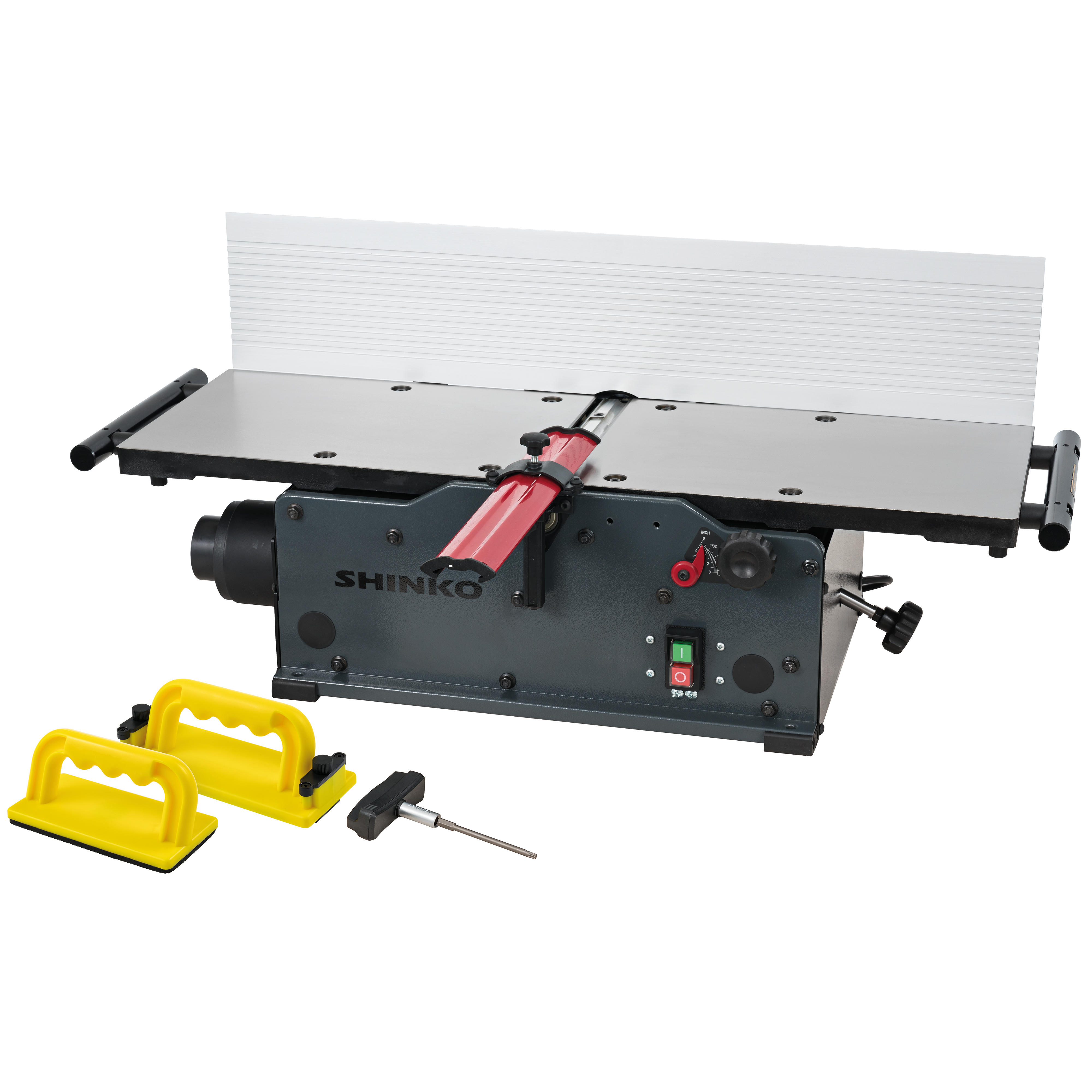 Shinko® Abrichthobelmaschine AH260s, Tische aus Gusseisen