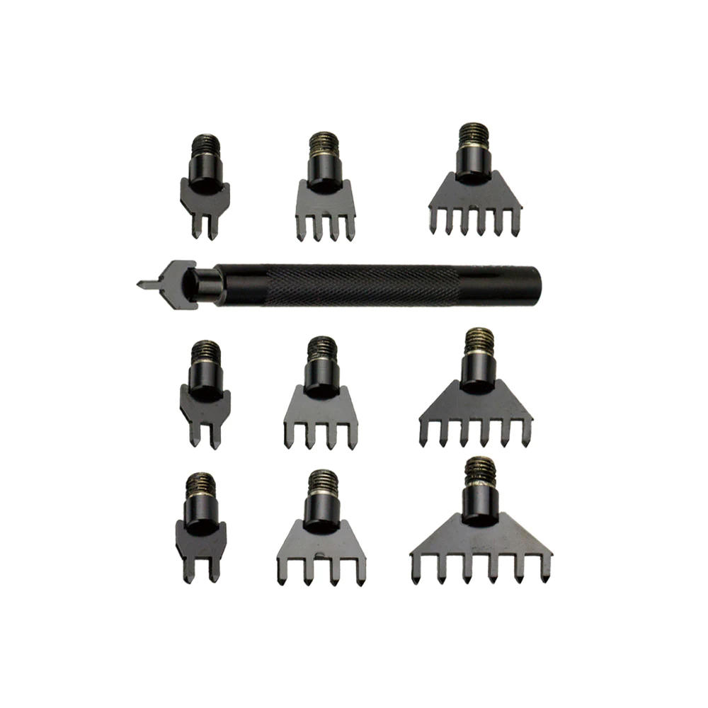 Ivan® Vorstecheisen-Set für Leder, 11-teilig