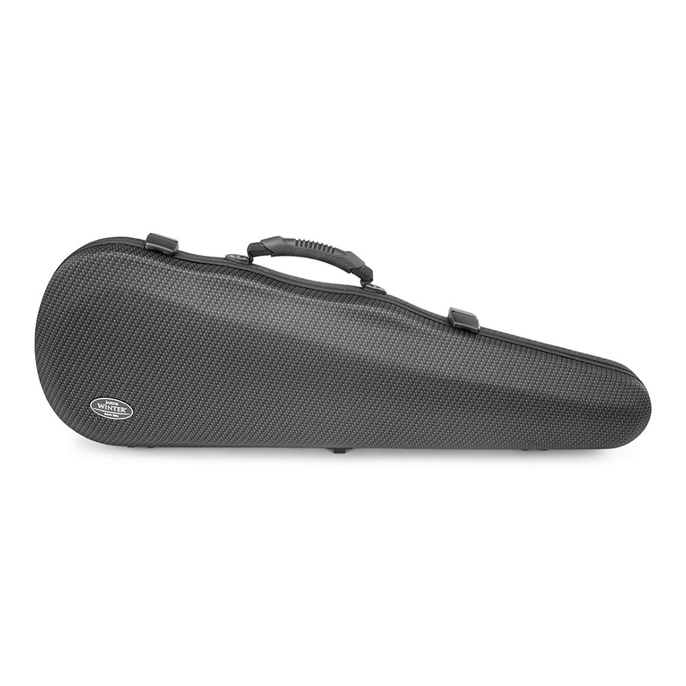 Jakob Winter® Formetui, Violin 4/4, Carbon Design, schwarz