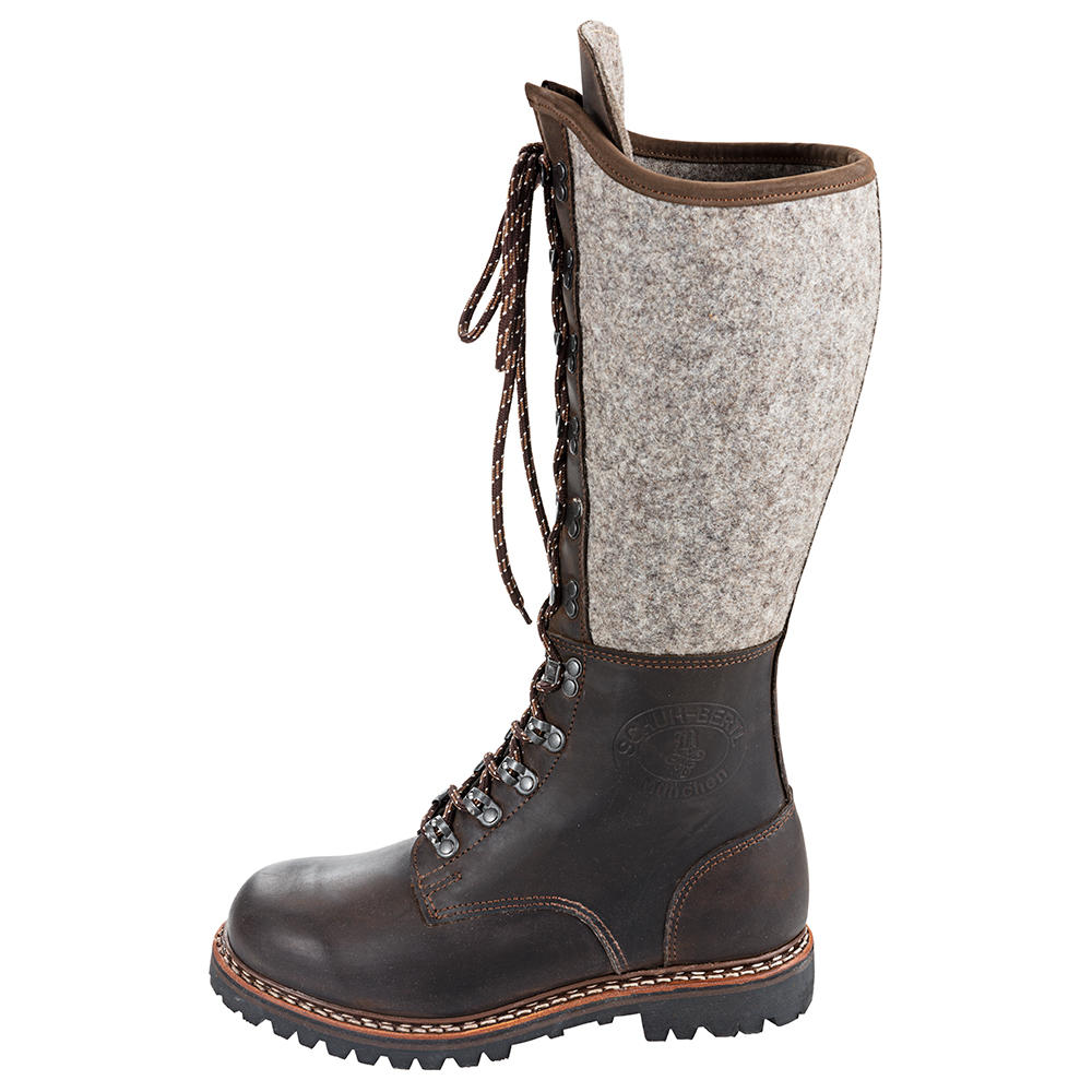 Bertl Felt Boots, Double-stitched