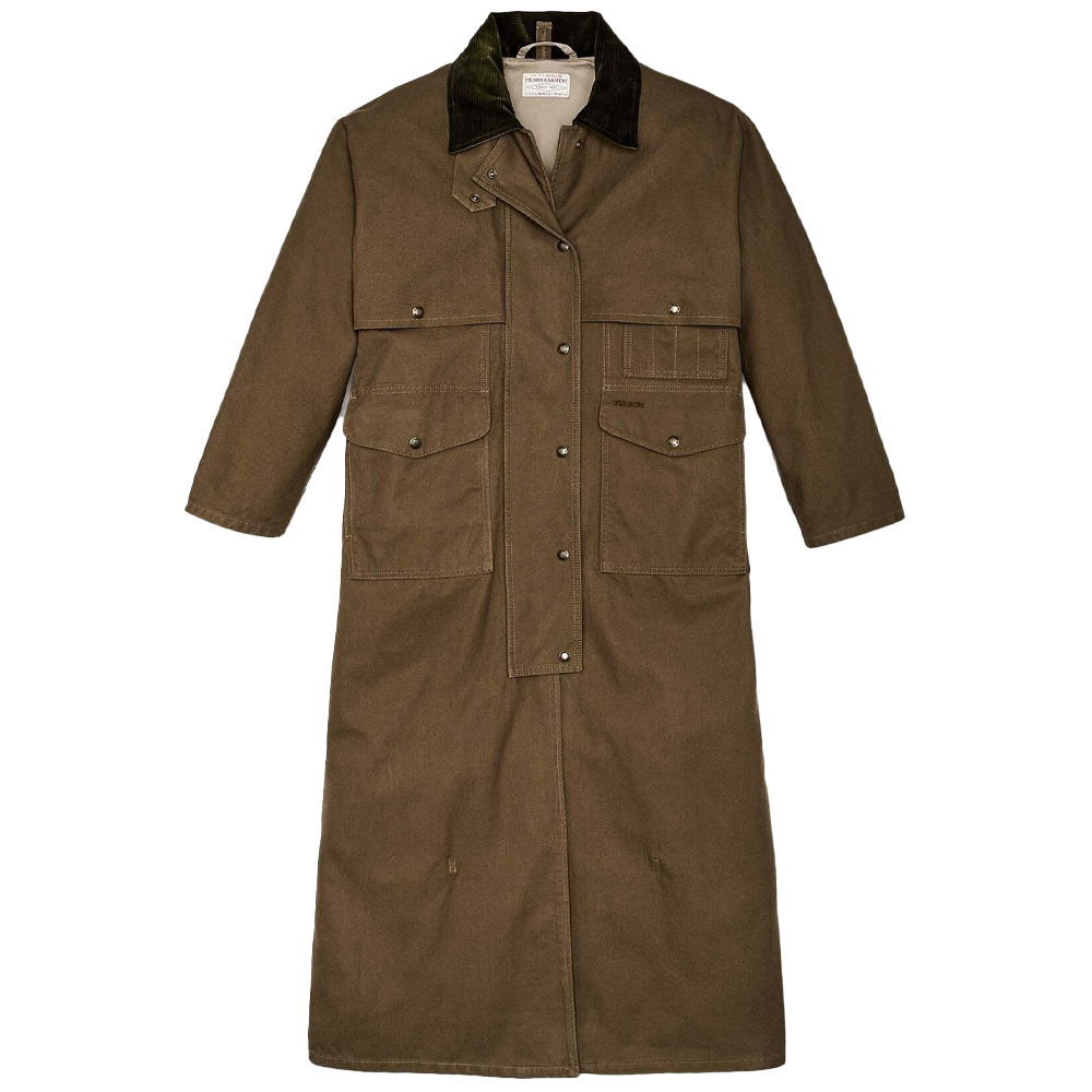 Filson Women's Dry Finish Duster Coat | marsh olive | L | 826230/L