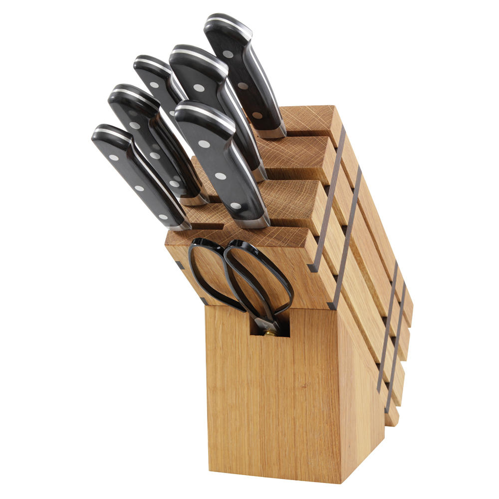 Knife Block, Oak