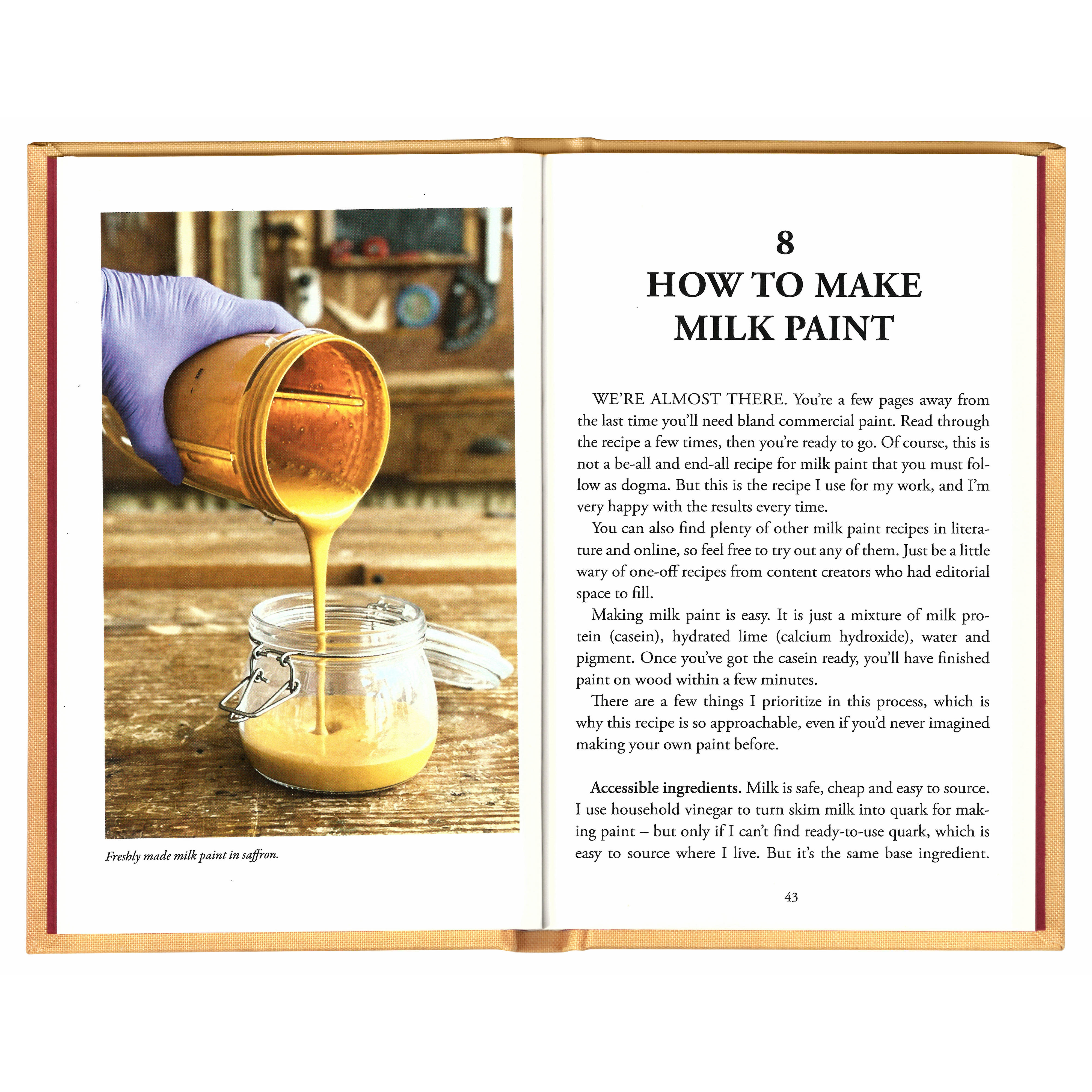 Make Fresh Milk Paint