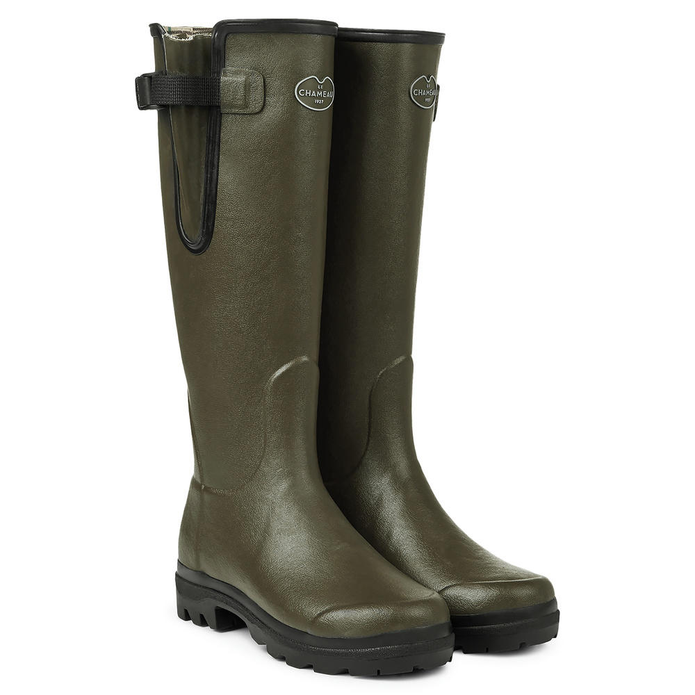 Le Chameau Damen-Gummistiefel Vierzon, Jerseyfutter