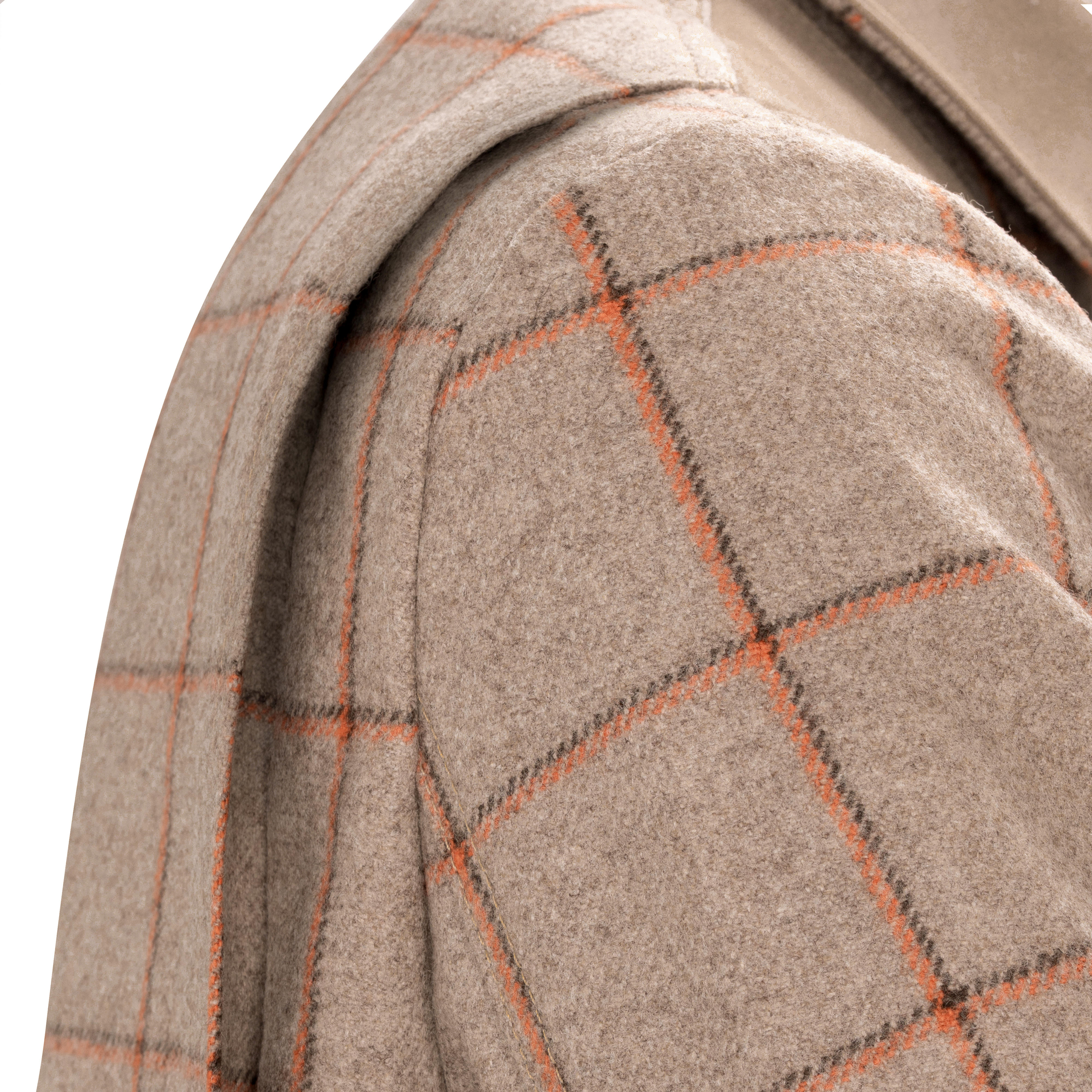 The GunDog Affair »Mersey« Men's Shooting Jacket, Beige/Orange