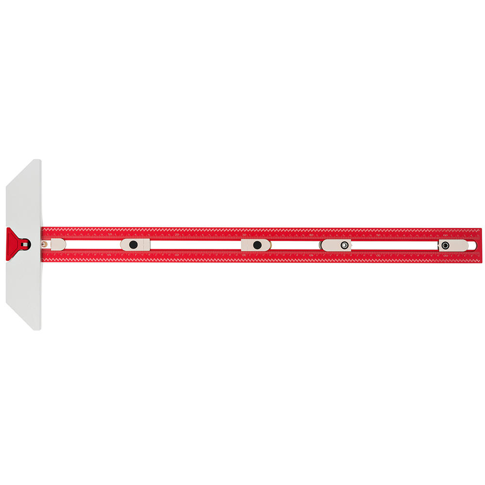 Regolo per tracciare multifunzione con battuta a T, 650 mm, PRO Version