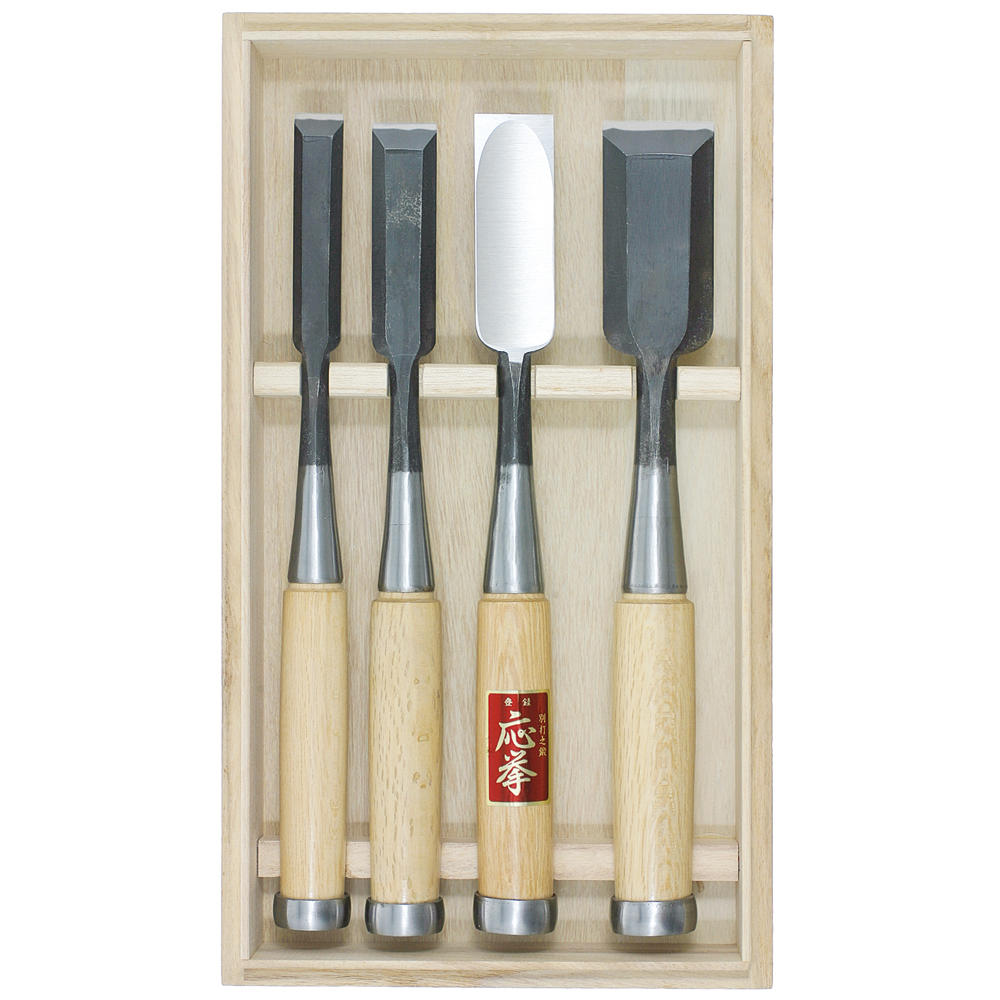 Hattori® Carpenter’s Chisels, 4-Piece Set