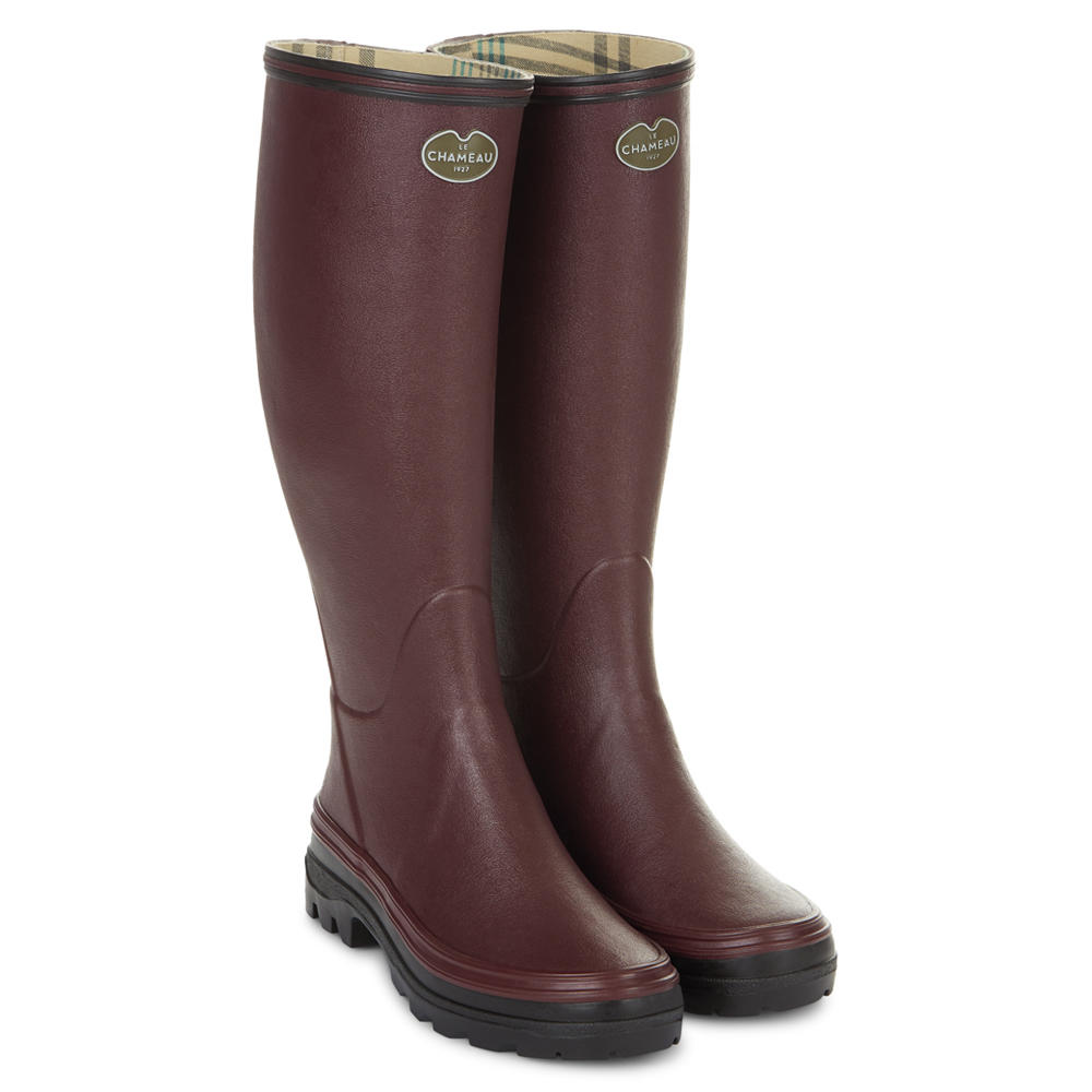 Le Chameau »Giverny« Ladies’ Rubber Boots, Jersey Lining